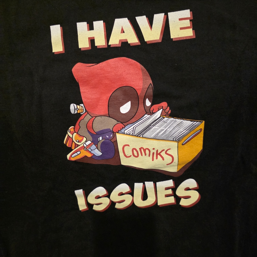 Marvel Black Cotton Tee